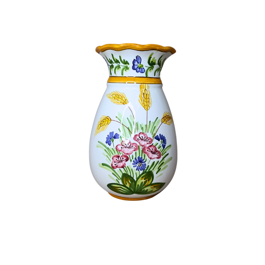 Vază ceramică striată model Maci