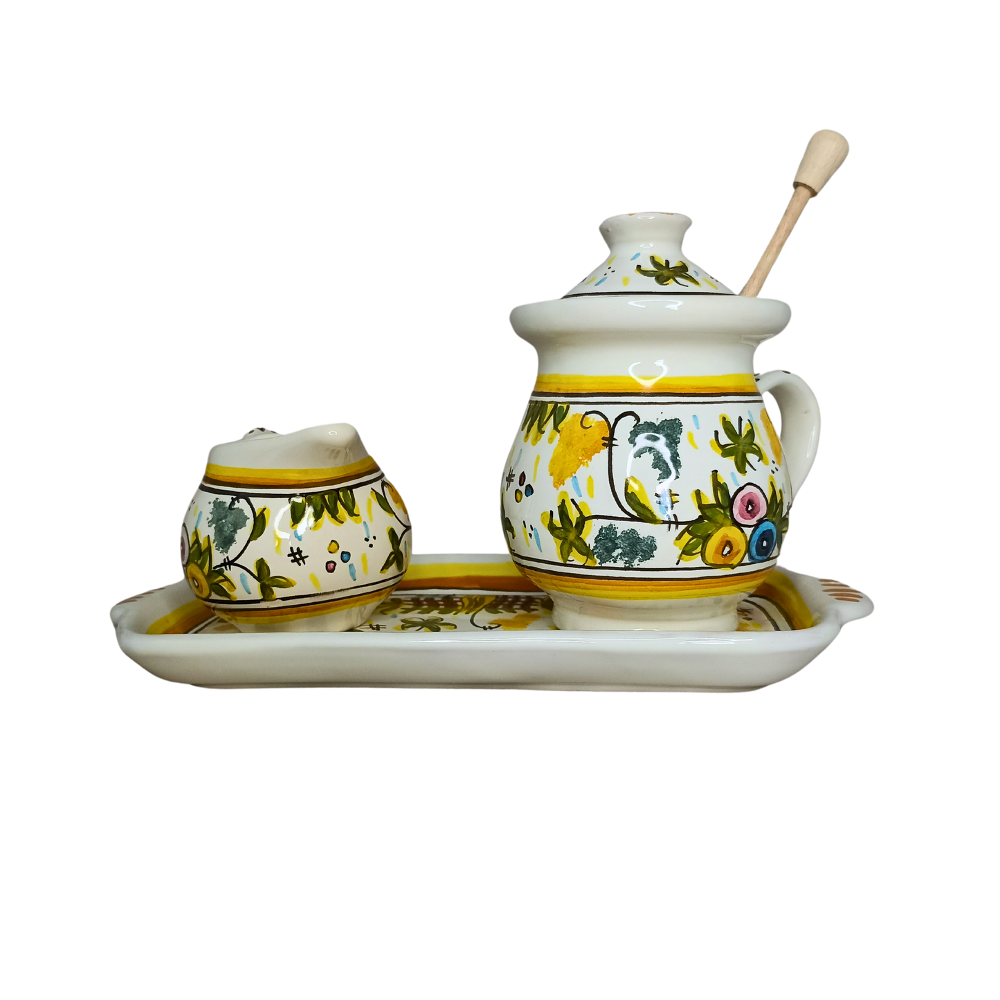 Set ceramică servit ceai/cafea model Lusitan